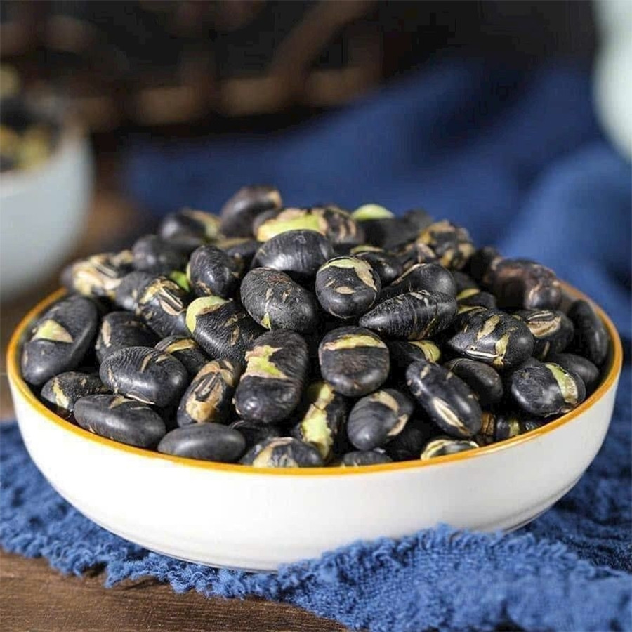 Đậu Đen Xanh Lòng Rang Muối Organic
