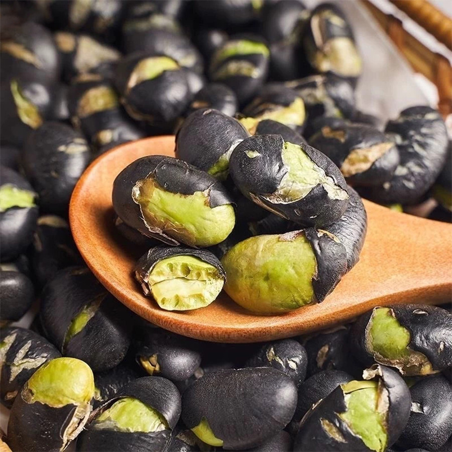 Đậu Đen Xanh Lòng Rang Muối Organic