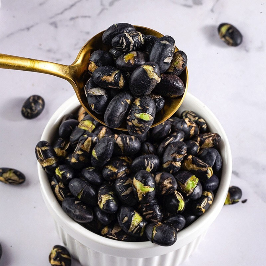 Đậu Đen Xanh Lòng Rang Muối Organic