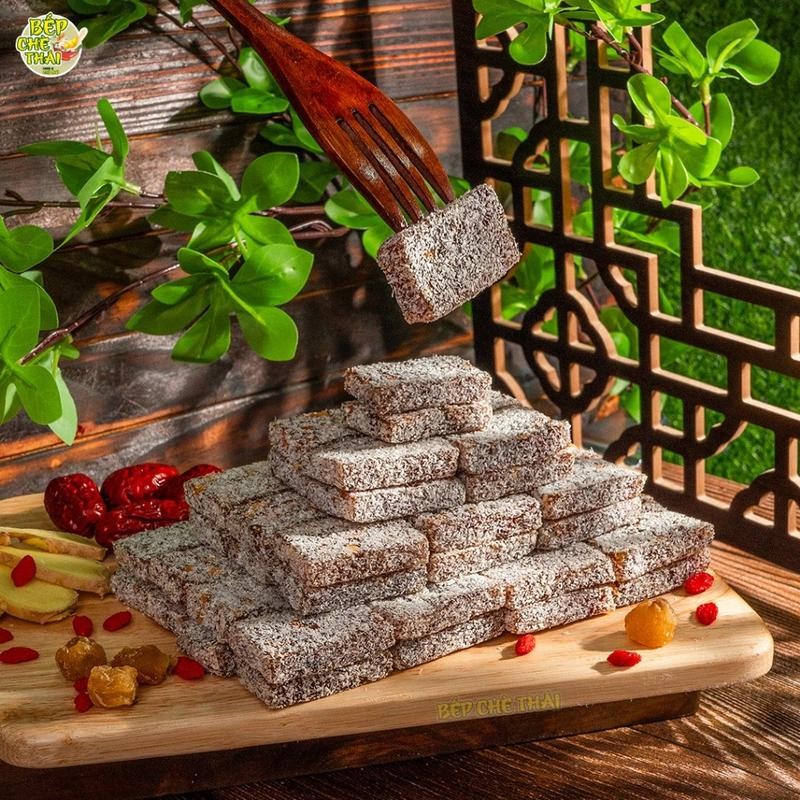 Bánh Gừng Táo Đỏ Không Đường – Tự Nhiên, Ấm Áp, Dễ Dùng Mỗi Ngày