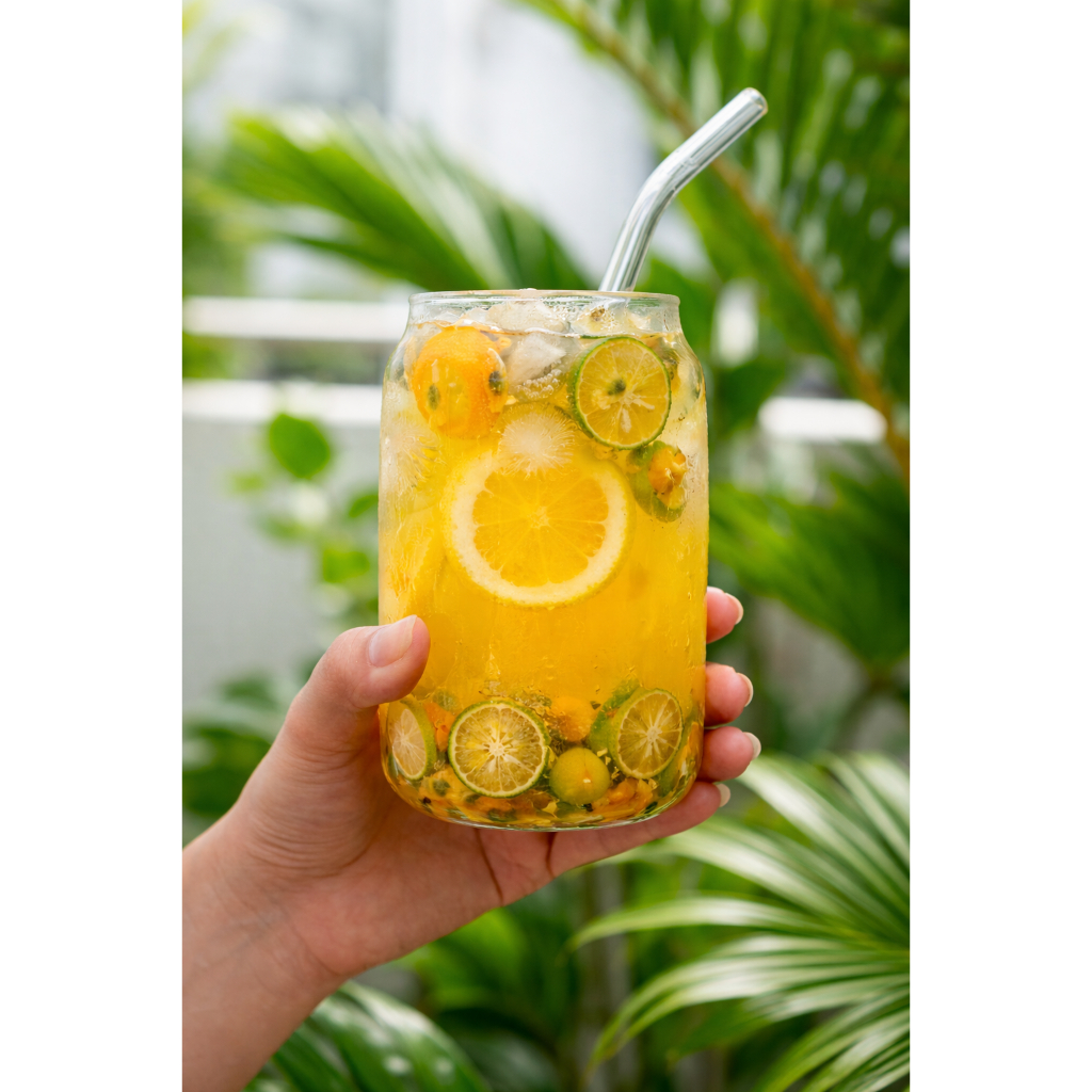Trà giải nhiệt kim quất chanh leo – Trà chanh dây Triệu Lộ Tư, detox trái cây - Tiệm nhà Bia