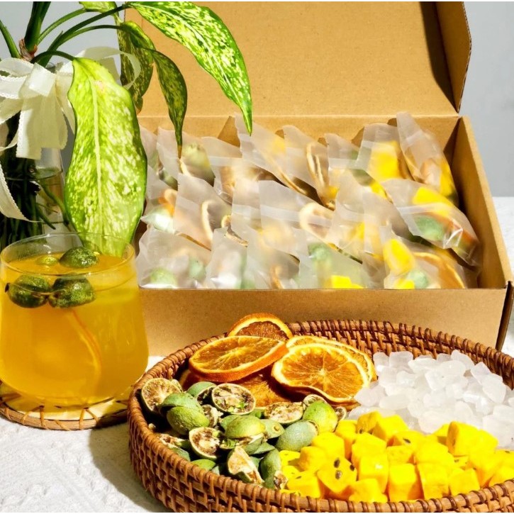 Trà giải nhiệt kim quất chanh leo – Trà chanh dây Triệu Lộ Tư, detox trái cây - Tiệm nhà Bia
