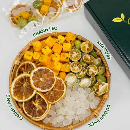 Trà giải nhiệt kim quất chanh leo – Trà chanh dây Triệu Lộ Tư, detox trái cây - Tiệm nhà Bia