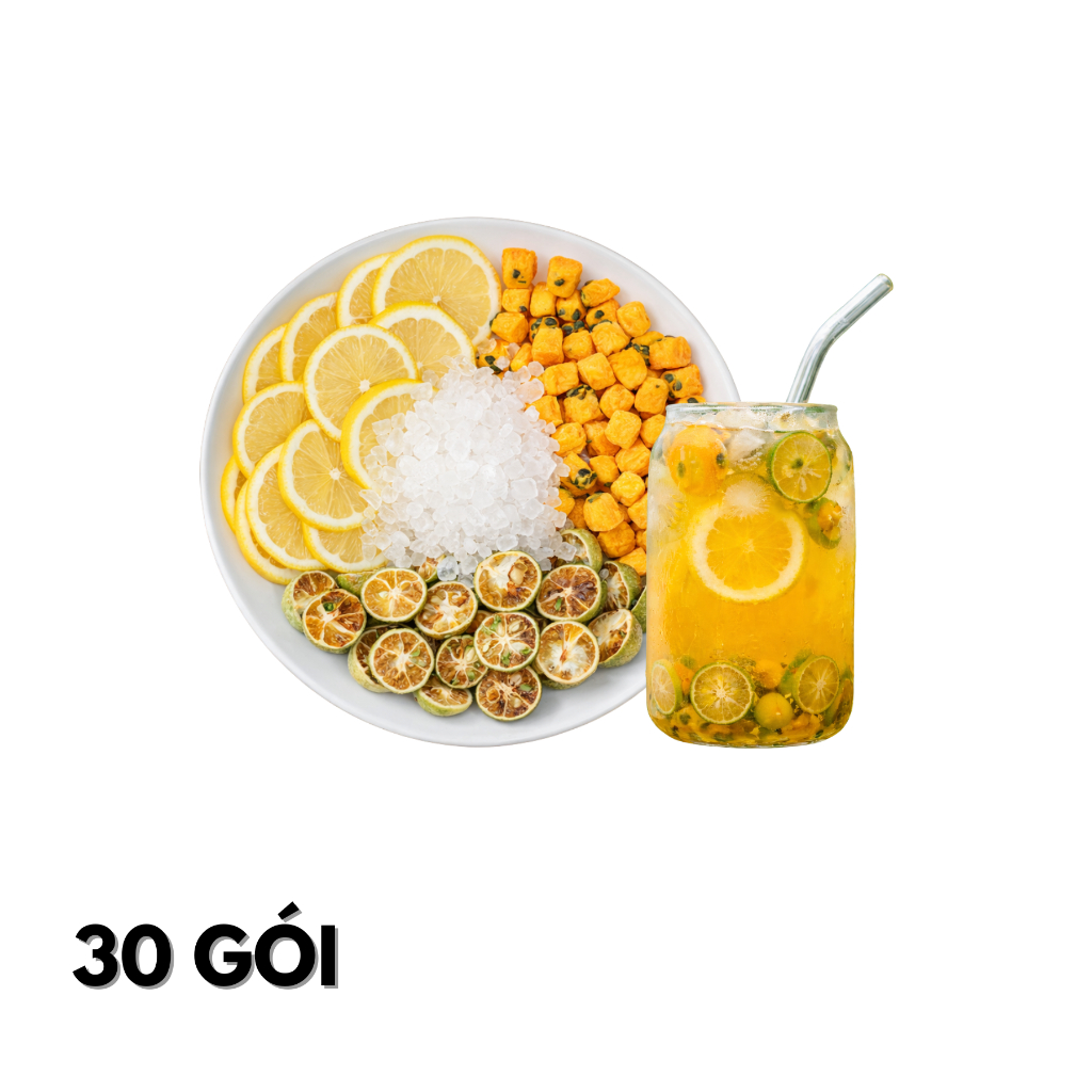 Trà giải nhiệt kim quất chanh leo – Trà chanh dây Triệu Lộ Tư, detox trái cây - Tiệm nhà Bia