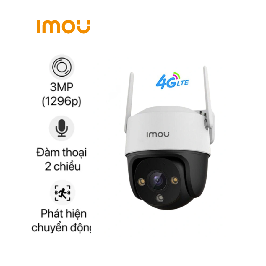 Camera Wifi PT MP iMOU IPC-K7FP-3H0TE( kết nối 4G)
