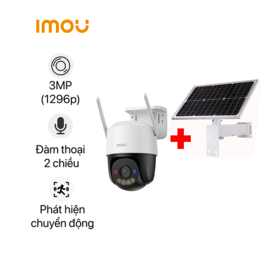 Combo camera 3MP Imou IPC-K7FP-3HOTE + Pin NLMT 40W (40W12V30AH 4030S)