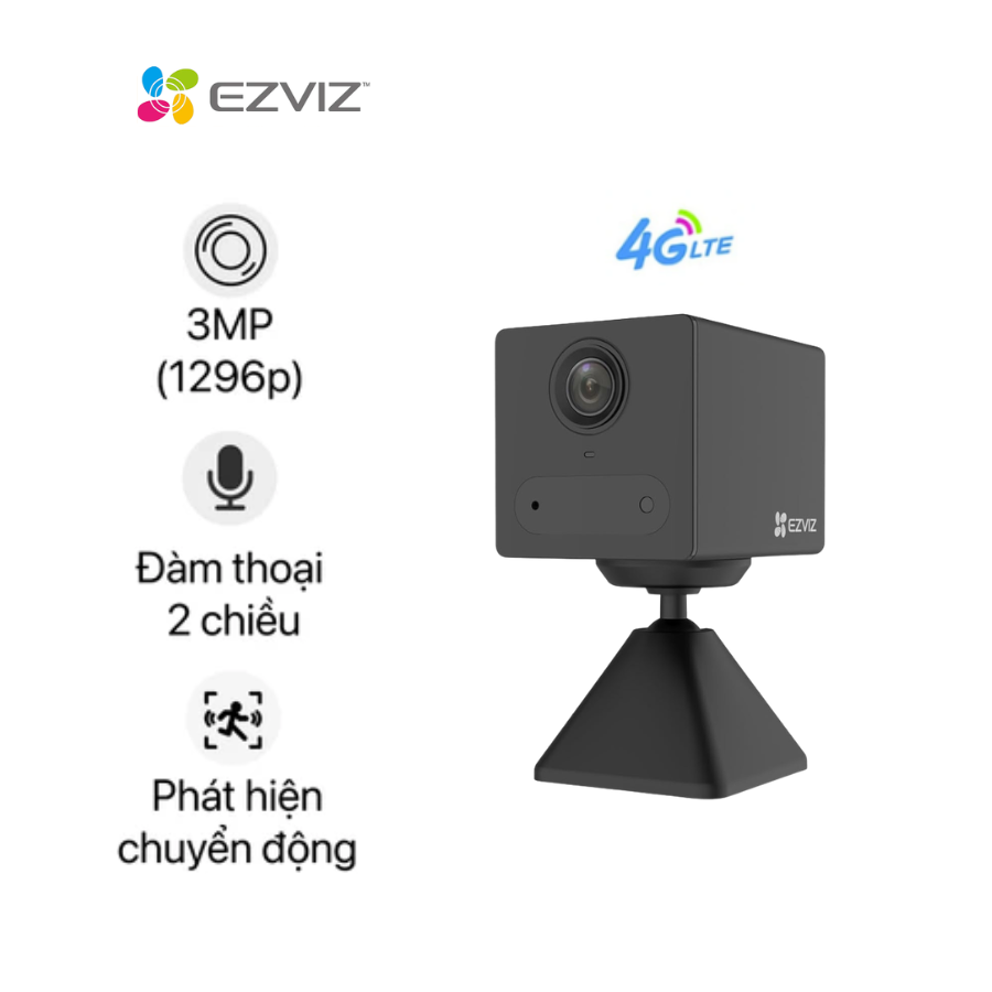 Camera dùng pin 3MP EZVIZ CB2 2K & 4G