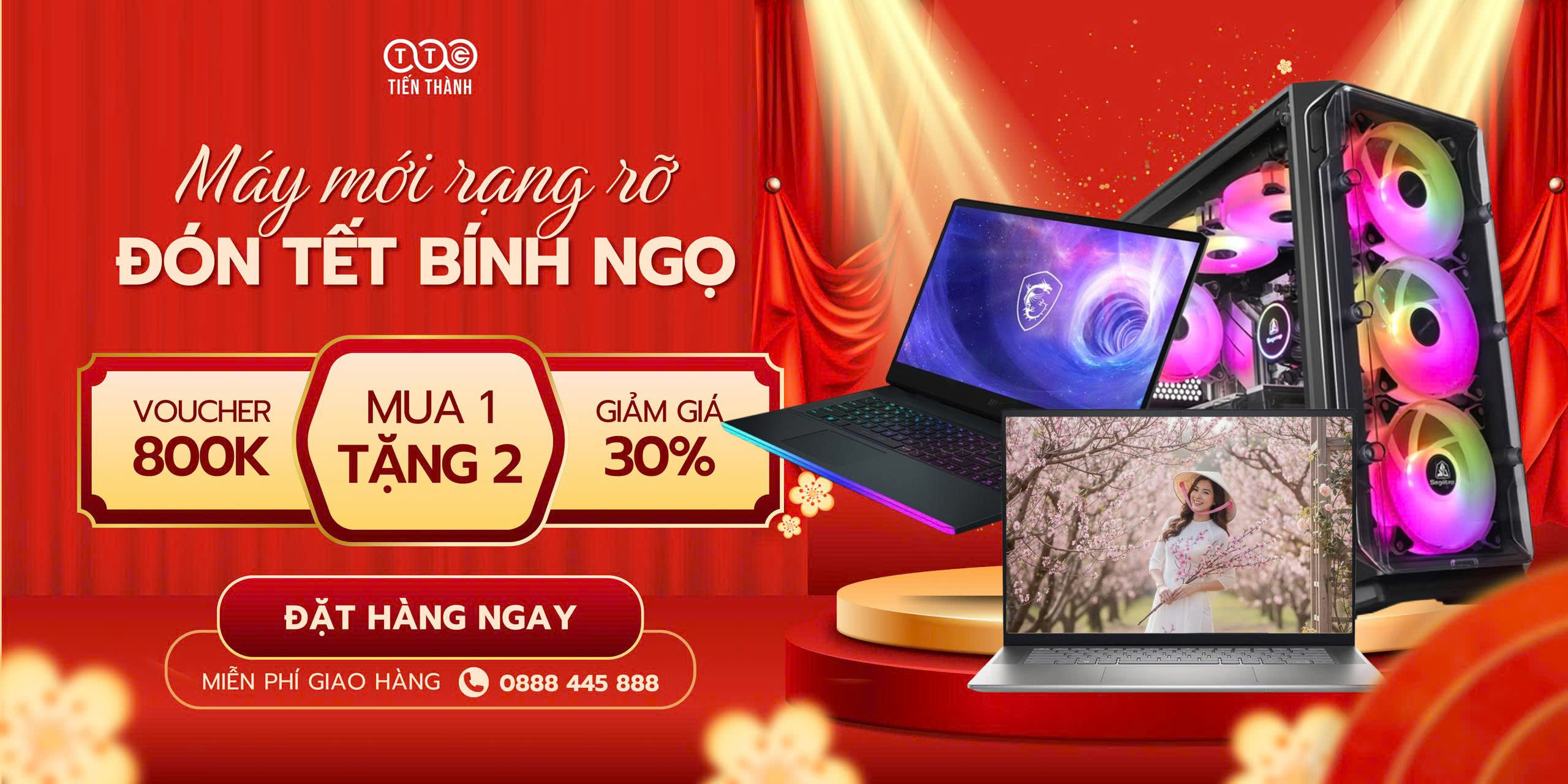 🚀 MÁY MỚI RẠNG RỠ - ĐÓN TẾT BÍNH NGỌ!