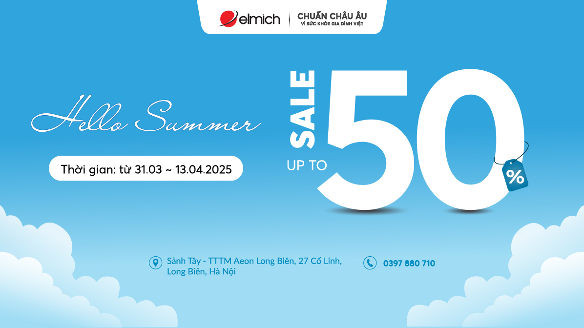 [Elmich x AEON Long Biên] HELLO SUMMER SALE – Rộn ràng ưu đãi, sắm ngay đón hè