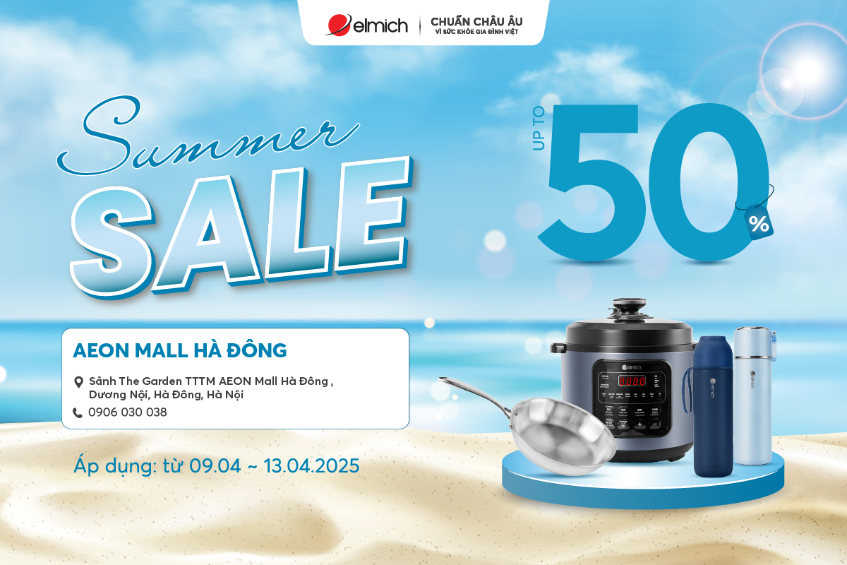 [Elmich x Aeon Hà Đông] Rộn ràng hè sang – Ưu đãi ngập tràn