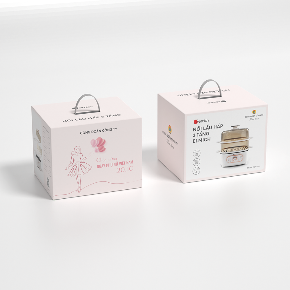 Nồi hấp điện 2 tầng Elmich EDA-2111
