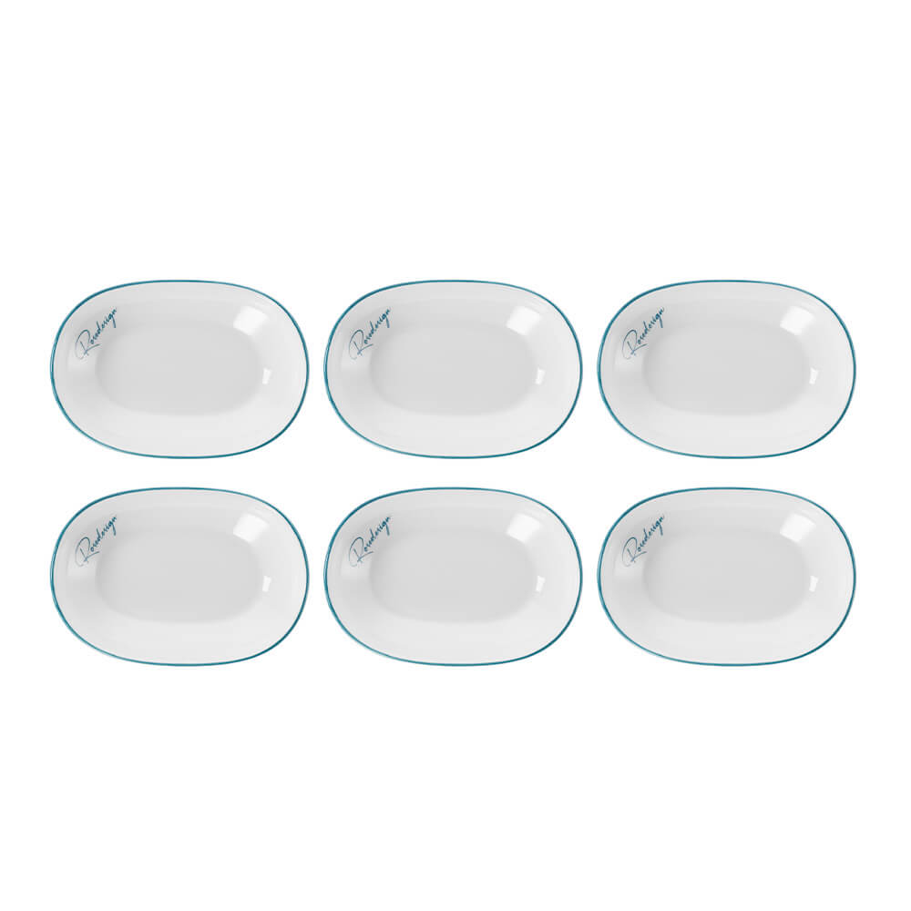 Bộ 6 đĩa chấm bầu dục Elmich Rosedesign EL-0262