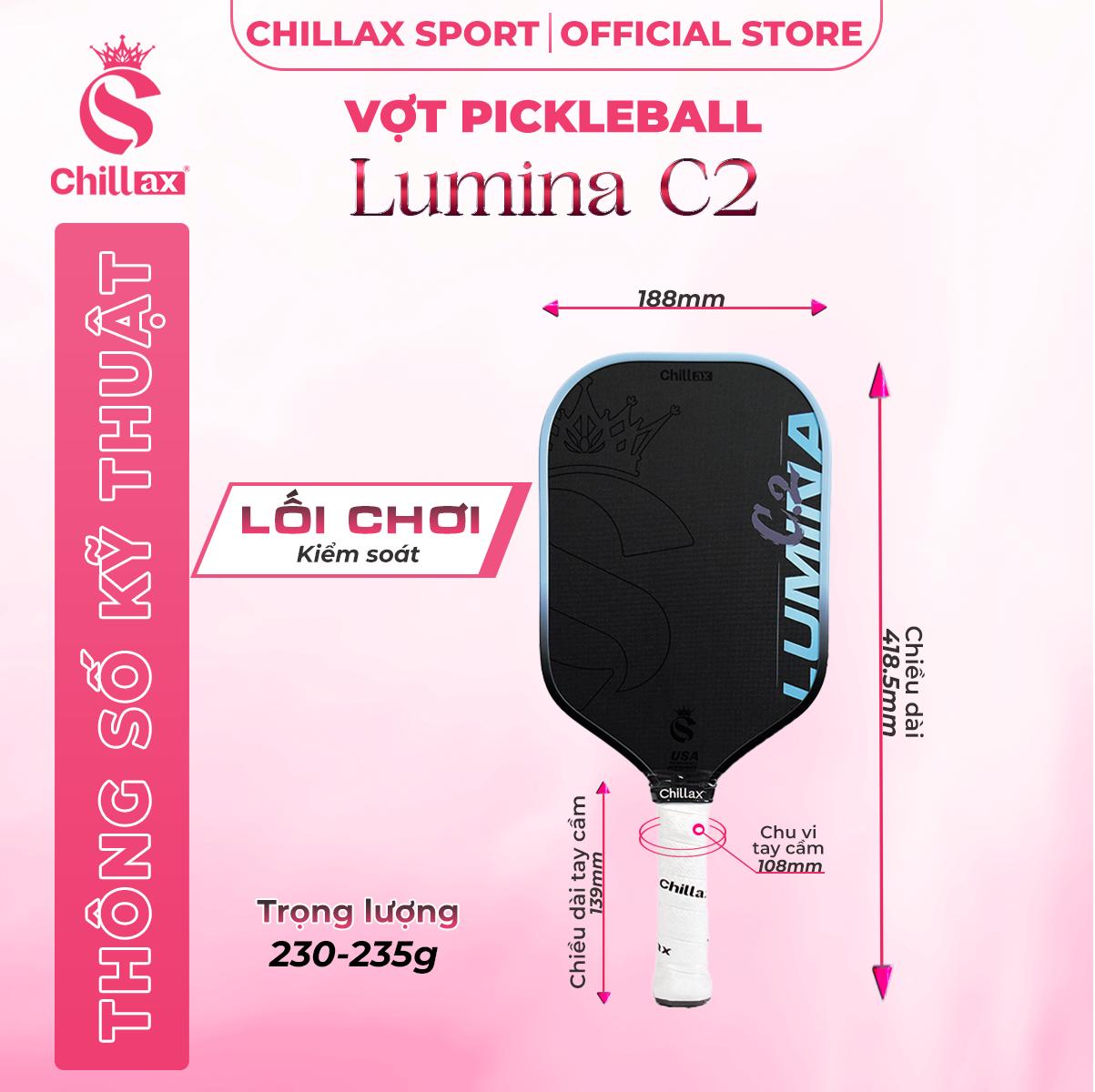 Vợt Pickleball Chillax Lumina C2