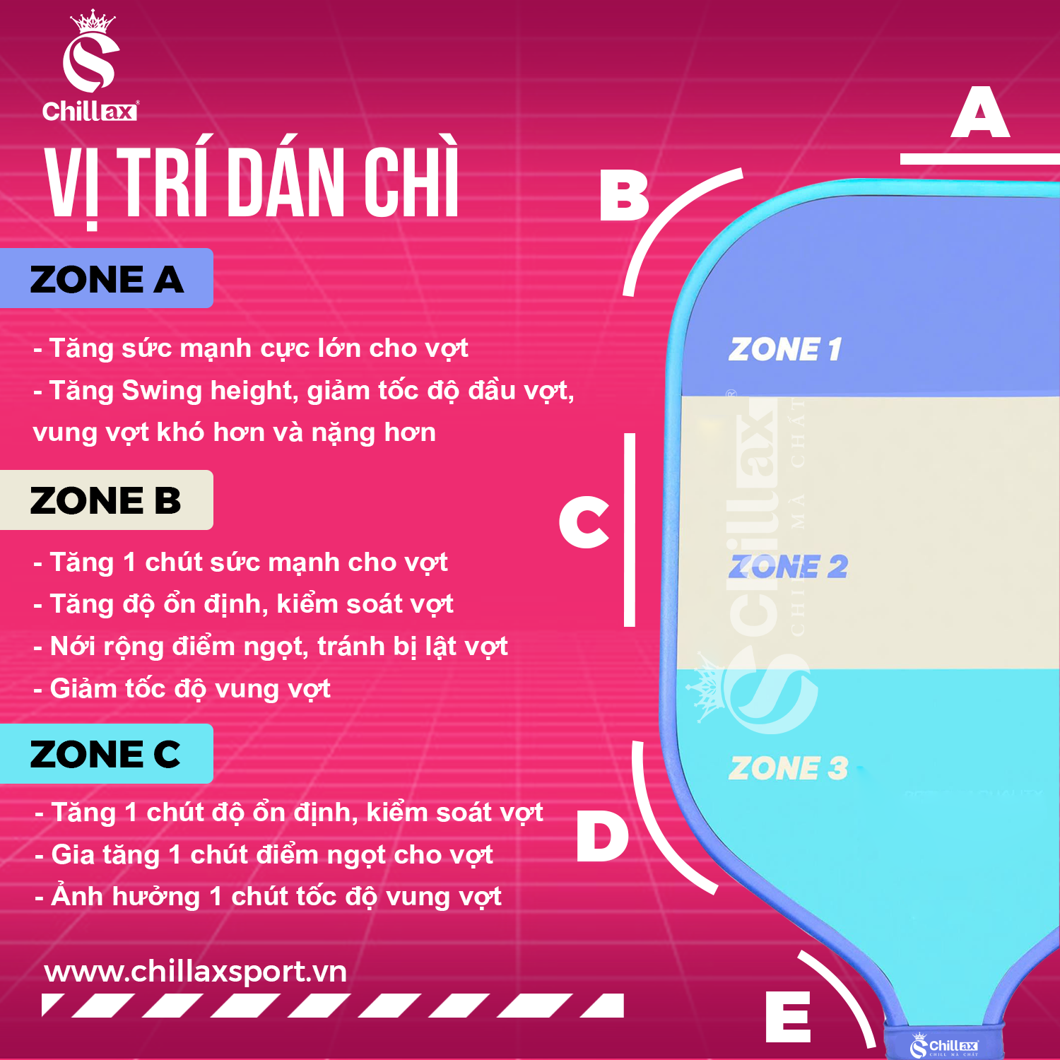 Chì Dán Vợt Chillax Sport – Tinh Chỉnh Trọng Lượng, Nâng Tầm Cú Đánh