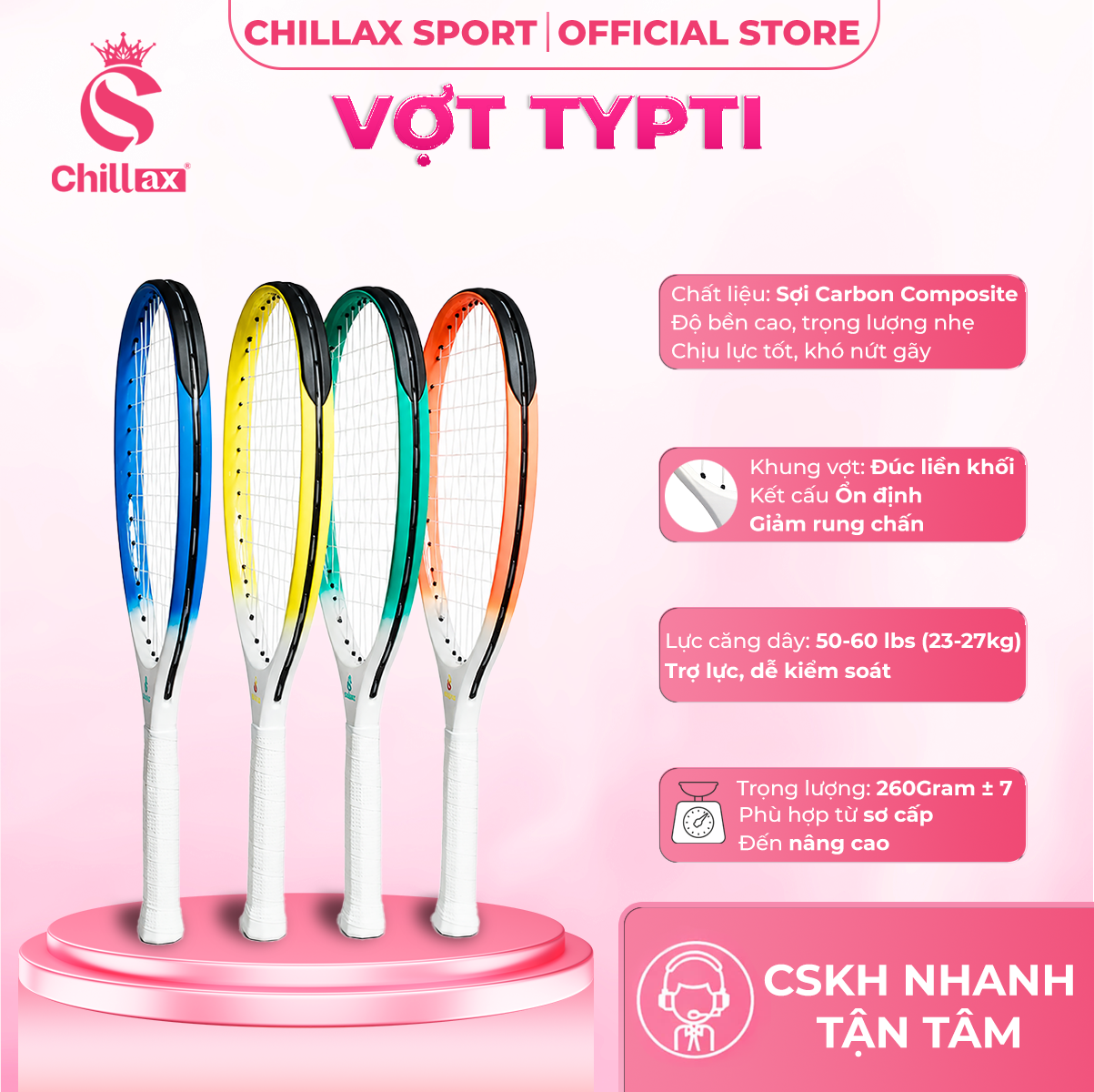 Vợt TYPTI Chillax Sport
