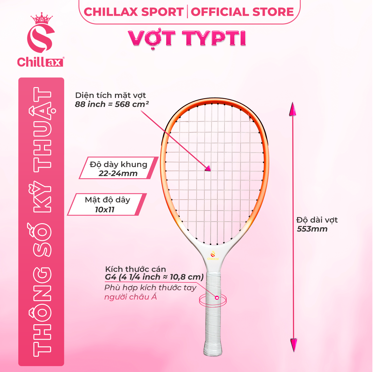 Vợt TYPTI Chillax Sport