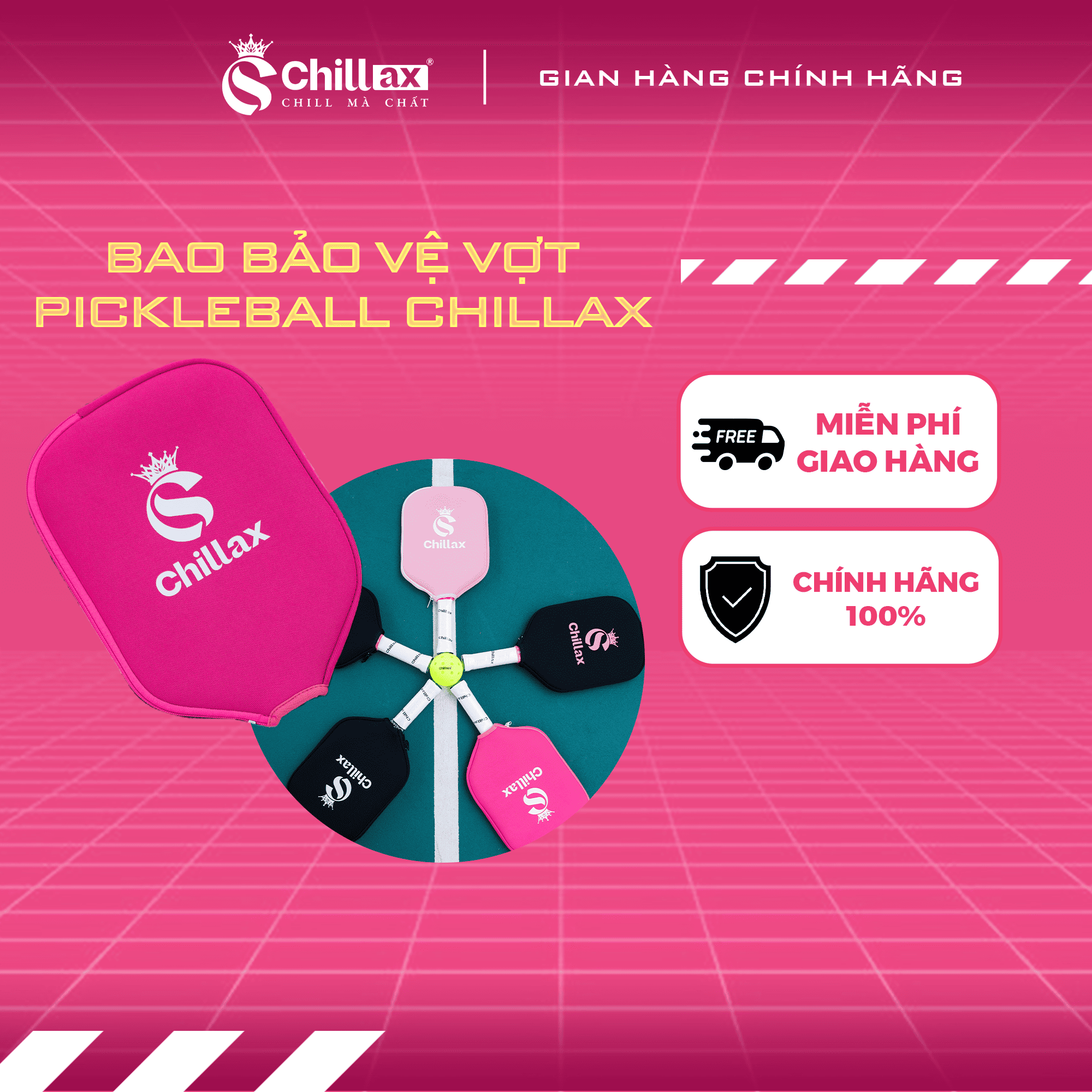 Bao Vợt Pickleball Chillax Sport