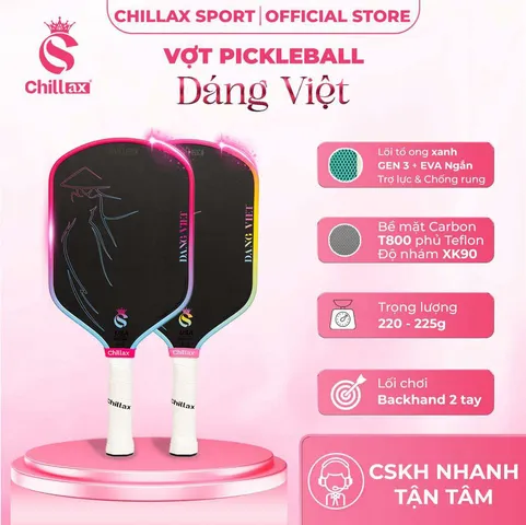 Vợt Pickleball Chillax Summer Fairy “Dáng Việt“