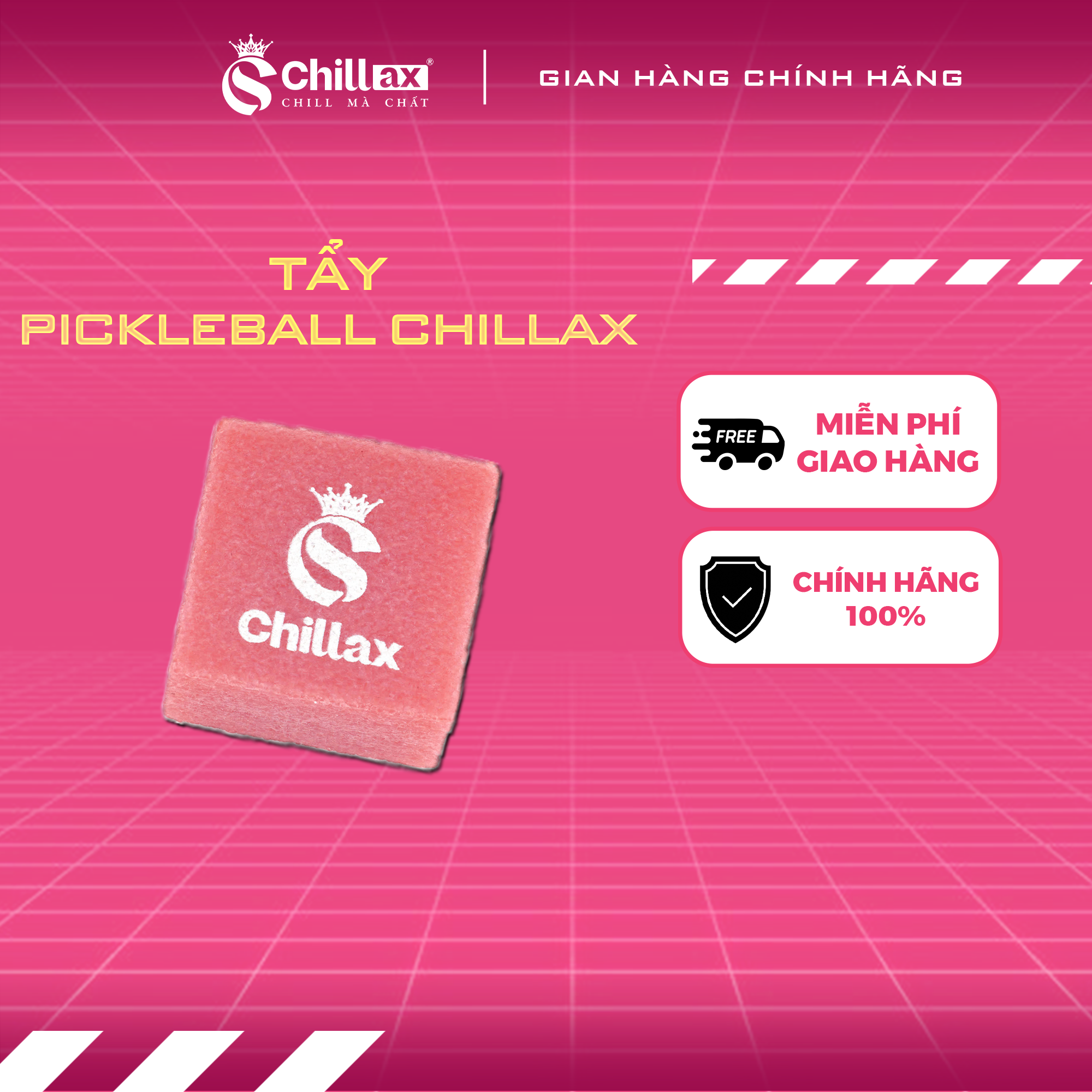 Tẩy Vệ Sinh Mặt Vợt Pickleball Chillax