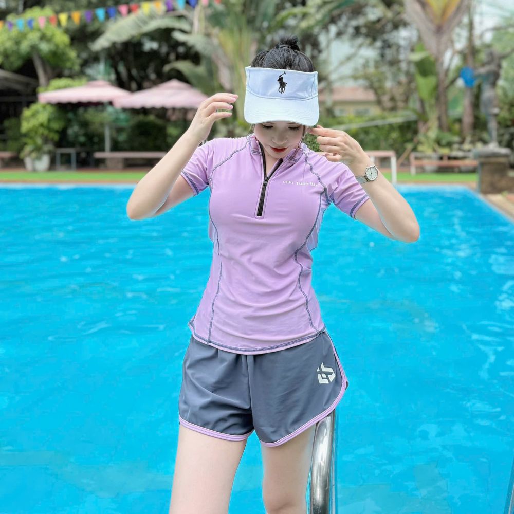 S2 - Set bơi nữ tay ngắn cao cấp Swimbros