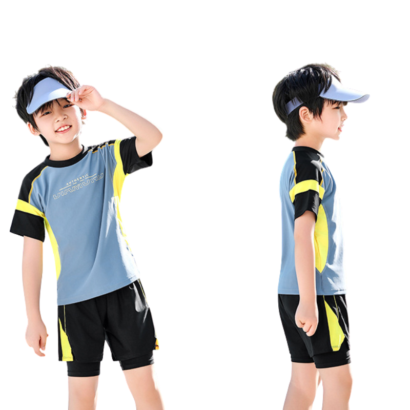 T10 - Đồ Bơi Bé Trai Thể Thao Cao Cấp – Vải Siêu Co Giãn, Quần Lót 2 Lớp An Toàn image 2