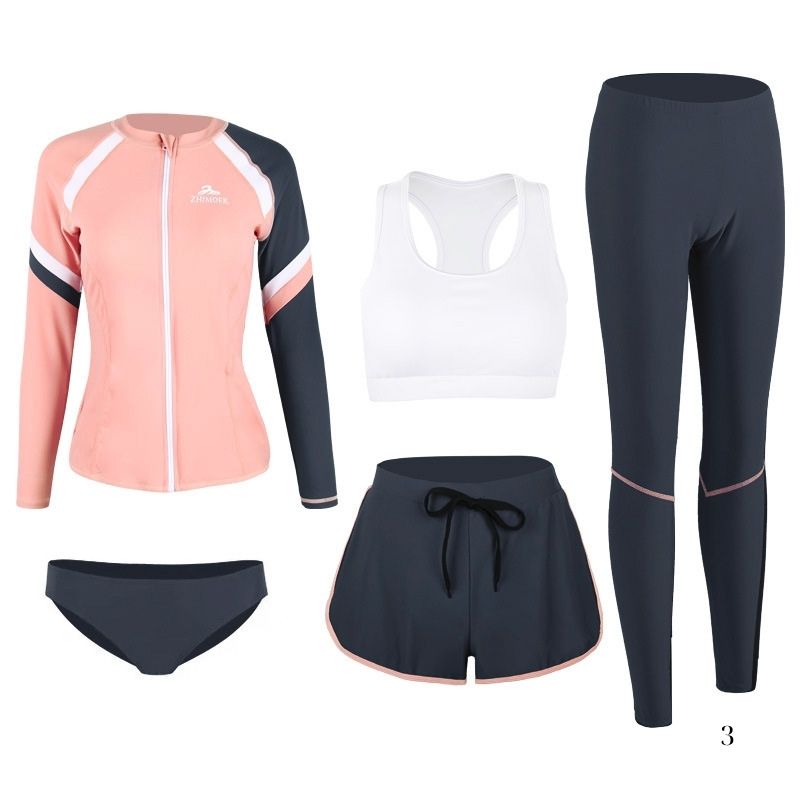 Set Bơi Nữ Dài Tay Quần Dài SwimBros S95 Chống Nắng, Che Kín Cơ Thể, Mặc Đi Biển image 4