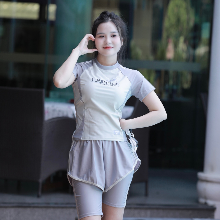 S14 - Set Bơi Tay Đùi 2 Lớp Cao Cấp Swimbros image 4