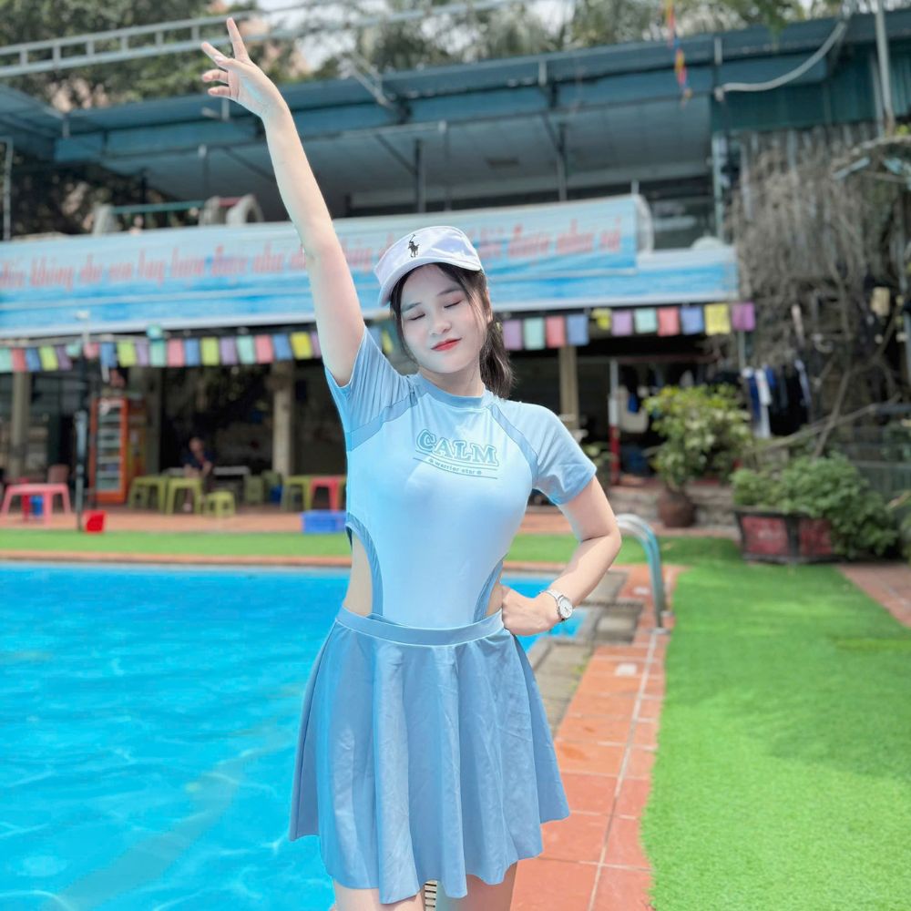 S5 Set Bơi Liền Kèm Váy Xu Hướng 2025 image 8