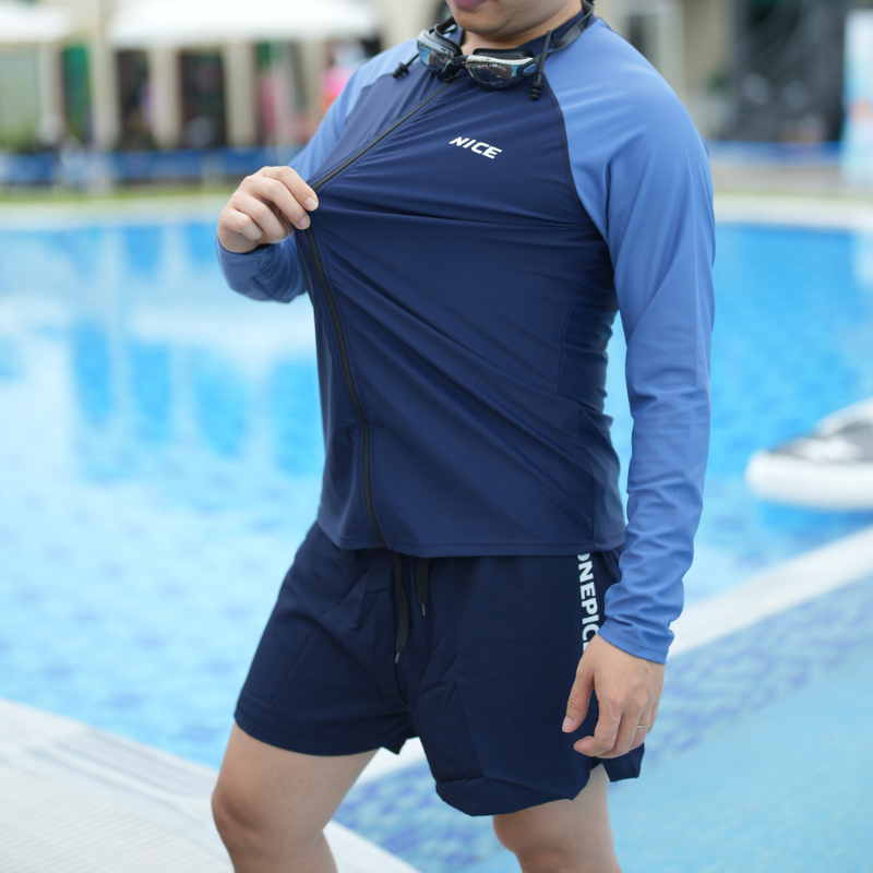 Set Đồ Bơi Nam Tay Dài SwimBros B7 – Chống Nắng, Co Giãn, Dáng Thể Thao image 1