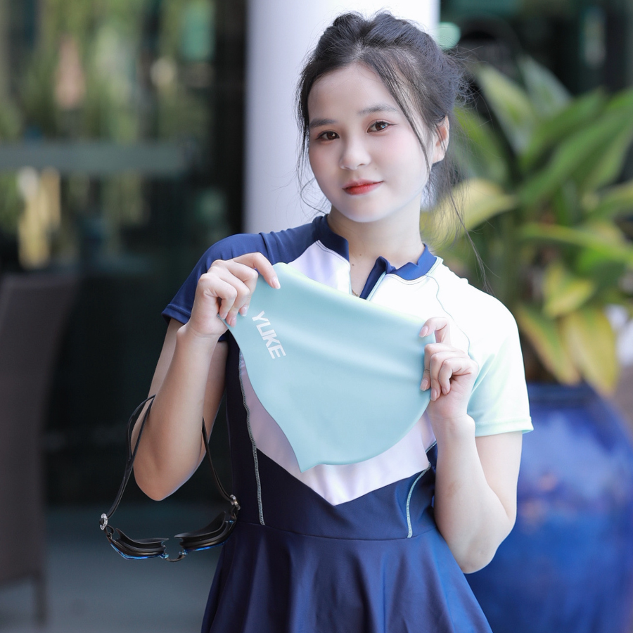 Váy Bơi Liền Thân SwimBros S16 – Vải Lụa Hàn Quốc Cao Cấp, Kín Đáo image 6