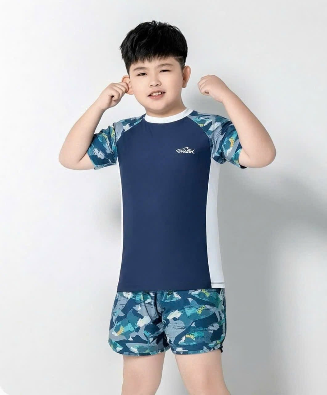 T18 - Set Bơi Tay Đùi Bé Trai 2 Lớp - Baby Shark Shop image 1