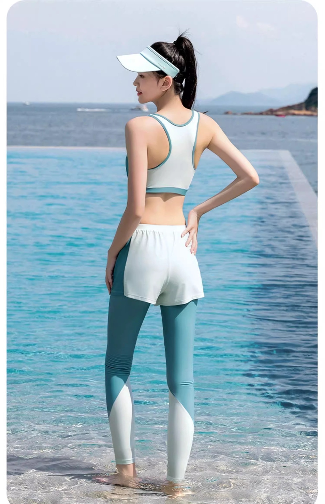 Bảng Size S1 - Set bơi nữ tay dài quần dài 4 chi tiết cao cấp