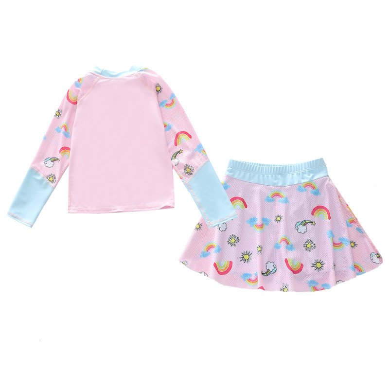 G27- Set Bơi Tay Dài  Váy Ngựa Unicorn image 1