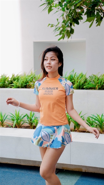 Bảng Size BBS G77 -  Set bơi váy tay ngắn SUMMER