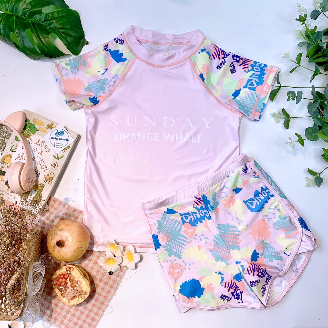 G9 - Bơi rời quần đùi bé gái image 2