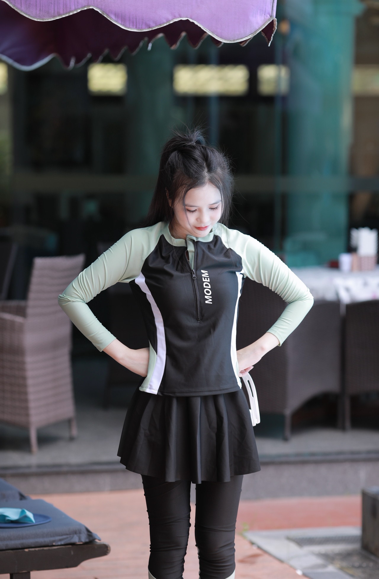 S11 - Bộ Bơi Chống Nắng Dáng Ôm Cao Cấp - Swimbros image 3