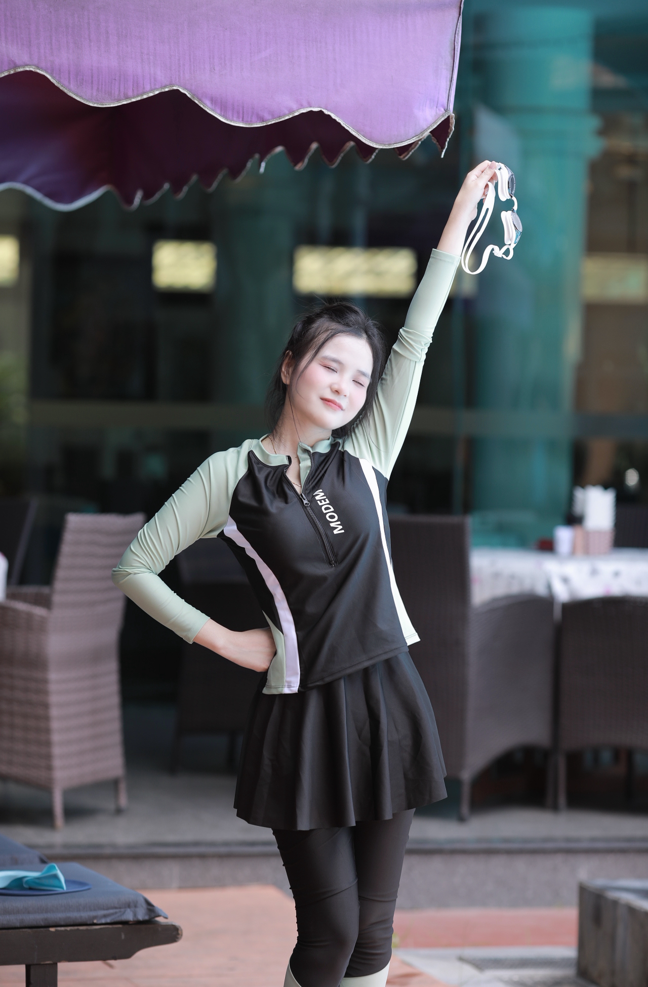 S11 - Bộ Bơi Chống Nắng Dáng Ôm Cao Cấp - Swimbros image 4