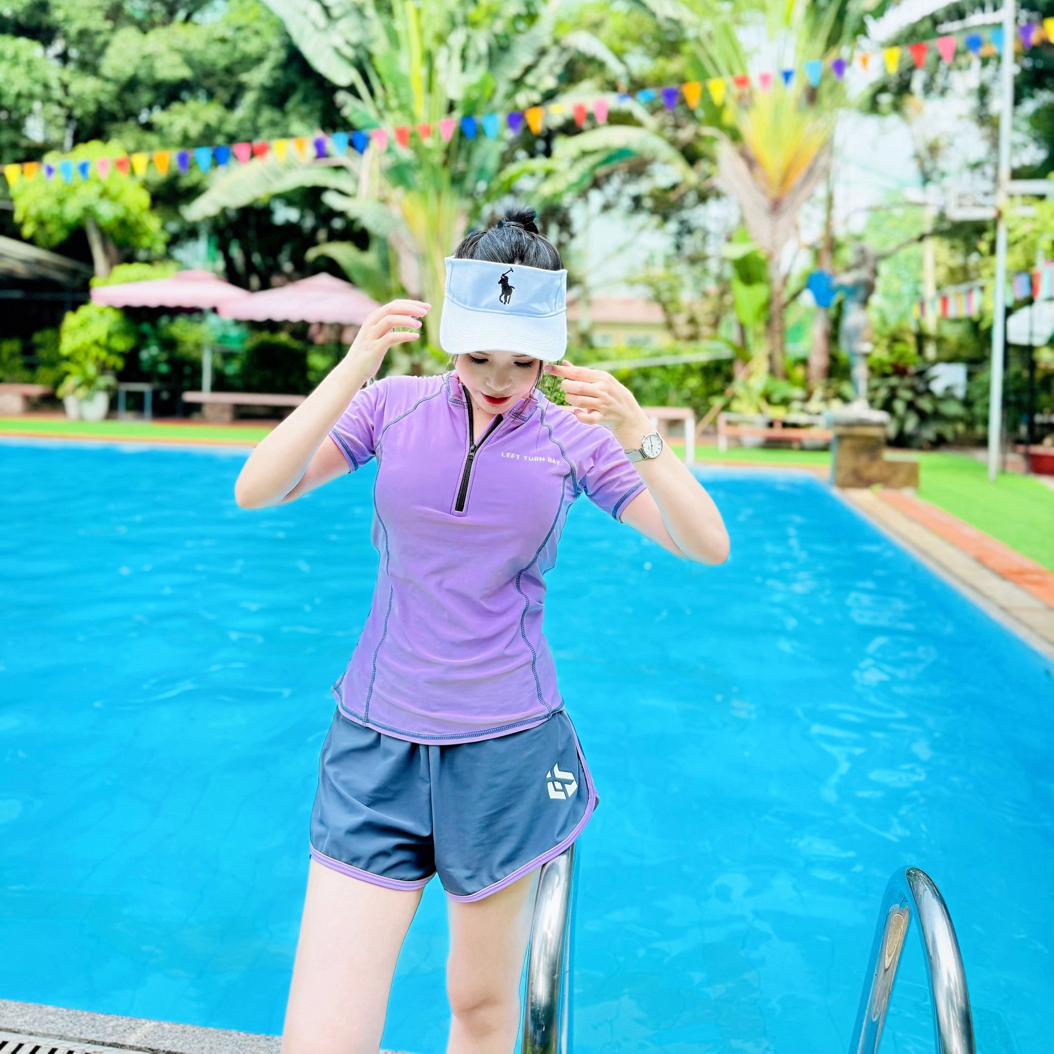 S7 - Set bơi nữ tay dài cao cấp Swimbros image 7