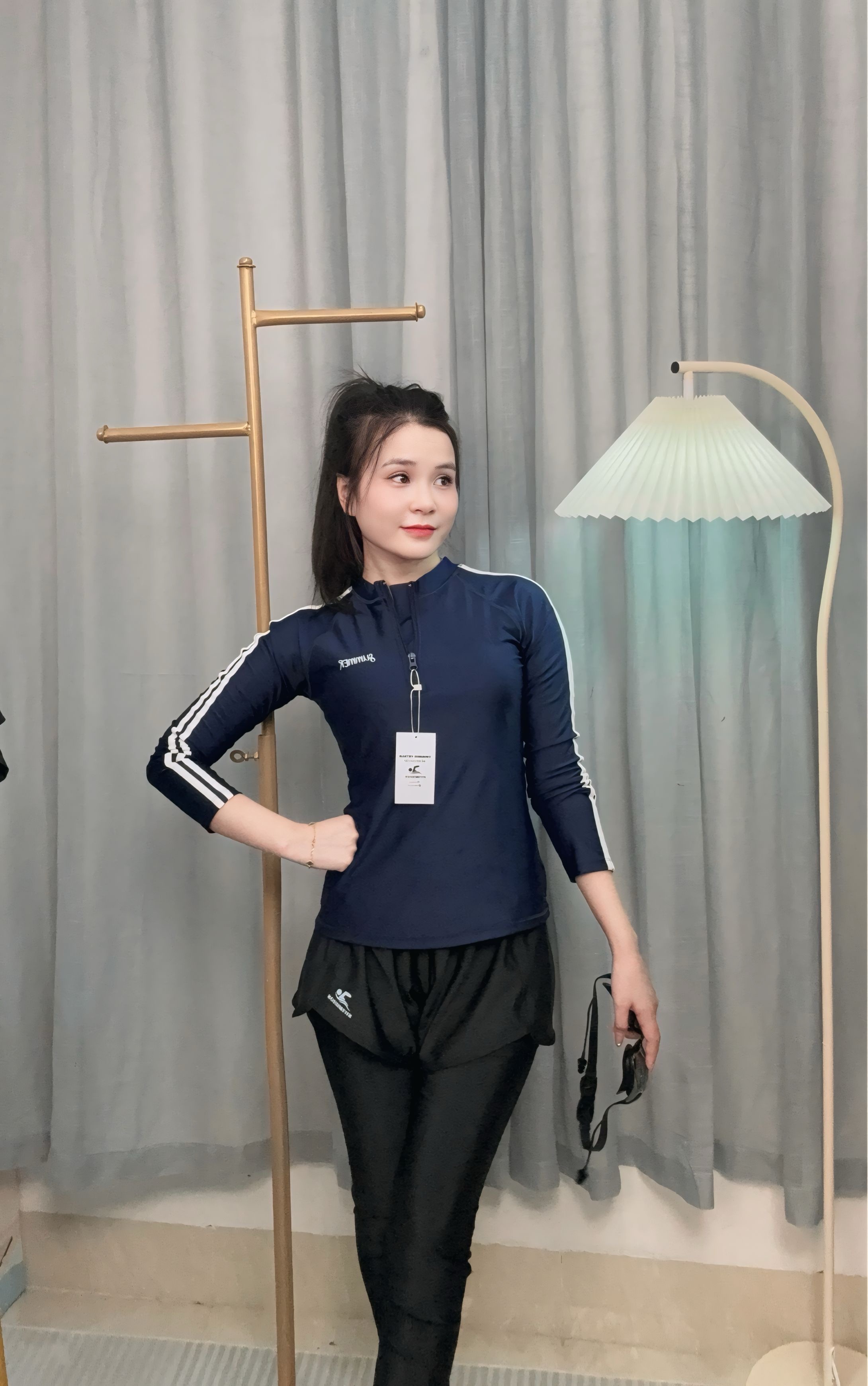 Bộ Đồ Bơi Nữ Swimbros S37 3 Món – Che Bụng, Co Giãn, Dáng Đẹp – Đi Biển, Du Lịch image 1