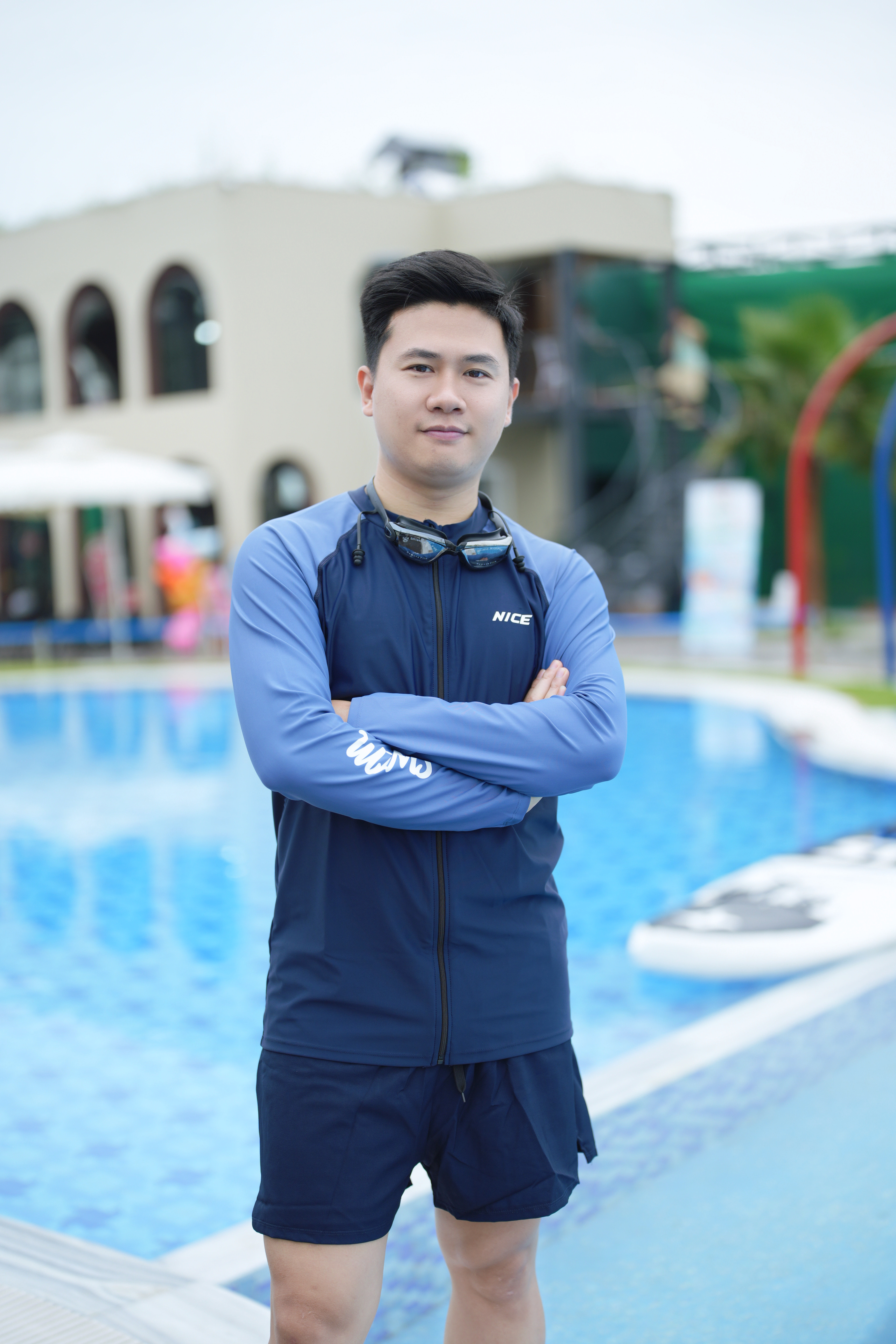 Set Đồ Bơi Nam Tay Dài SwimBros B7 – Chống Nắng, Co Giãn, Dáng Thể Thao image 2
