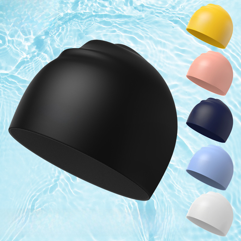SN1 -Mũ Bơi Silicone Không Thấm Nước Cho Người Lớn và Trẻ Em - Swimbros image 1