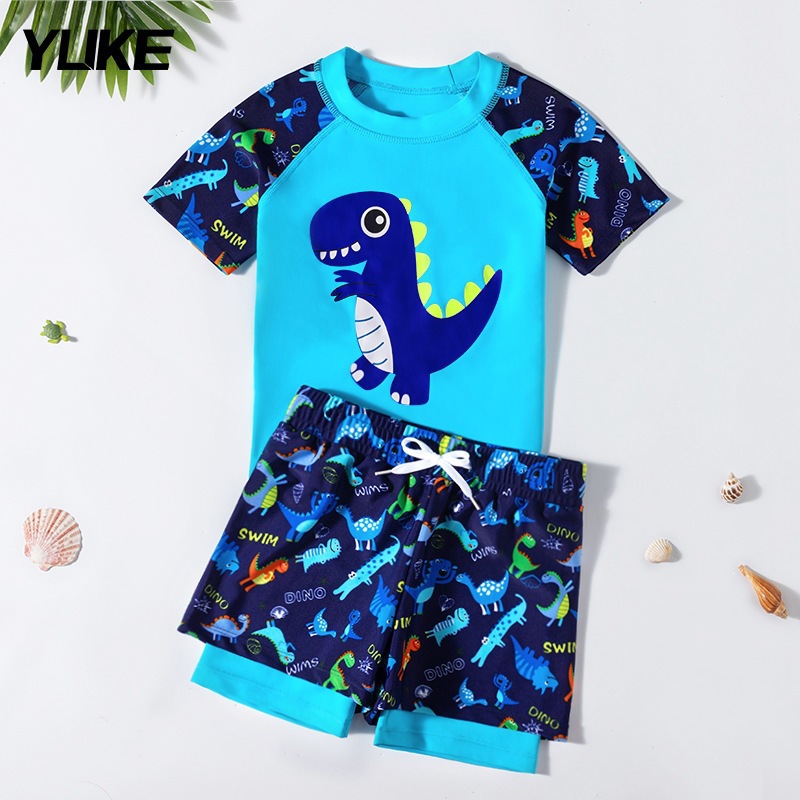 T38 - Set Bơi Tay Đùi Quần đùi 2 Lớp Bé Trai