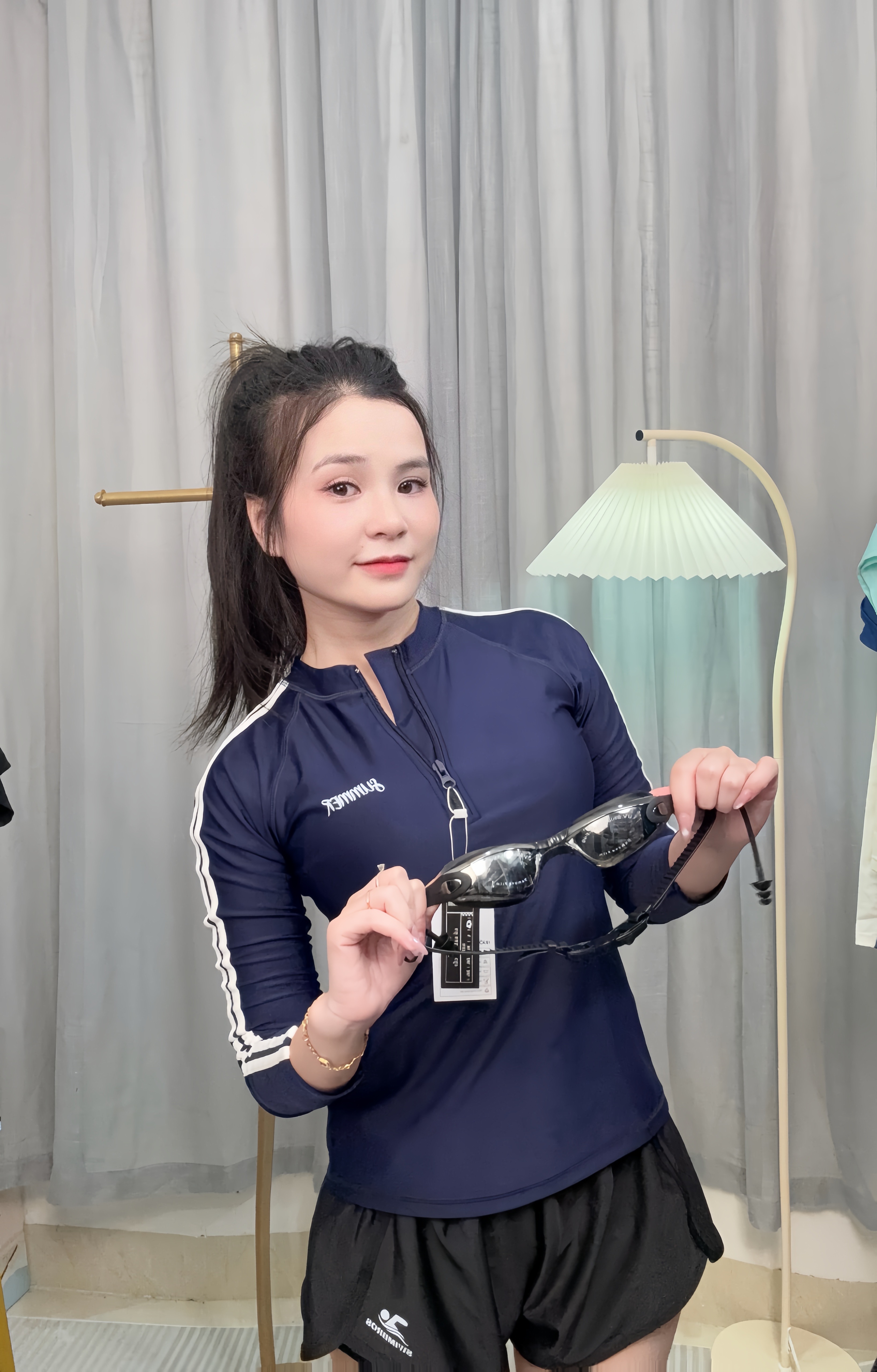 Bộ Đồ Bơi Nữ Swimbros S37 3 Món – Che Bụng, Co Giãn, Dáng Đẹp – Đi Biển, Du Lịch image 2
