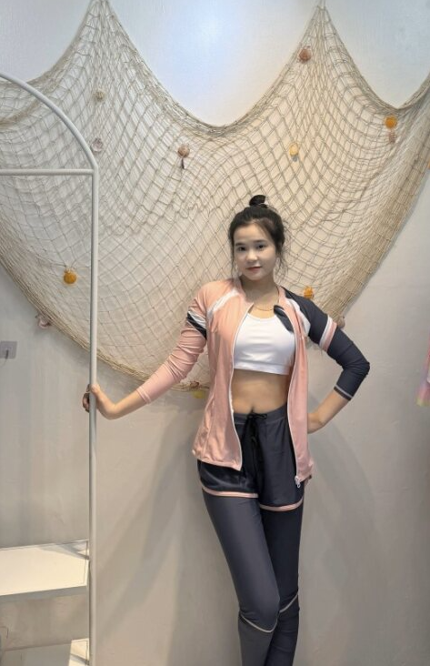 Set Bơi Nữ Dài Tay Quần Dài SwimBros S95 Chống Nắng, Che Kín Cơ Thể, Mặc Đi Biển