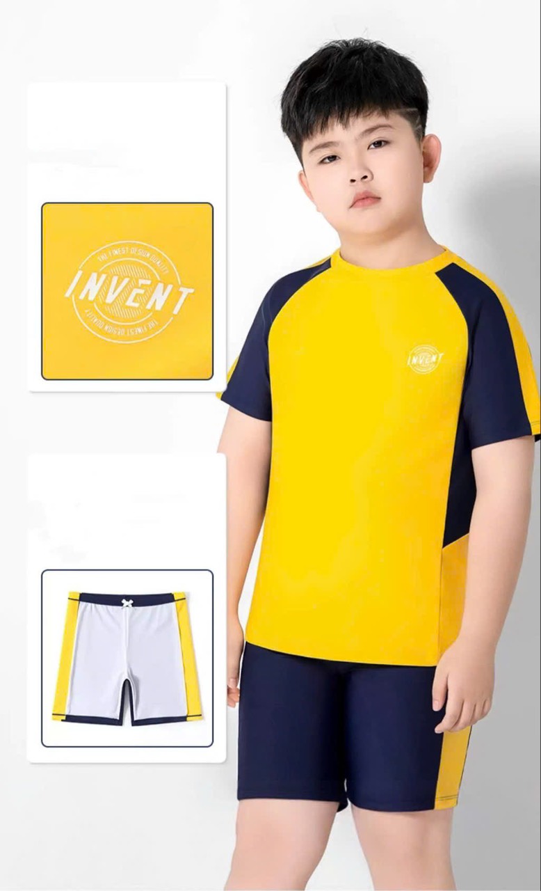 T30 Đồ Bơi Bé Trai Năng Động Tay Đùi Quần Đùi image 2