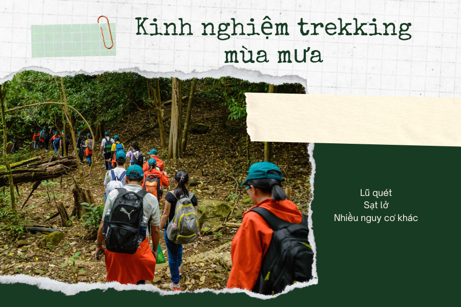 BỎ TÚI NHỮNG KINH NGHIỆM TREKKING SINH TỒN MÙA MƯA