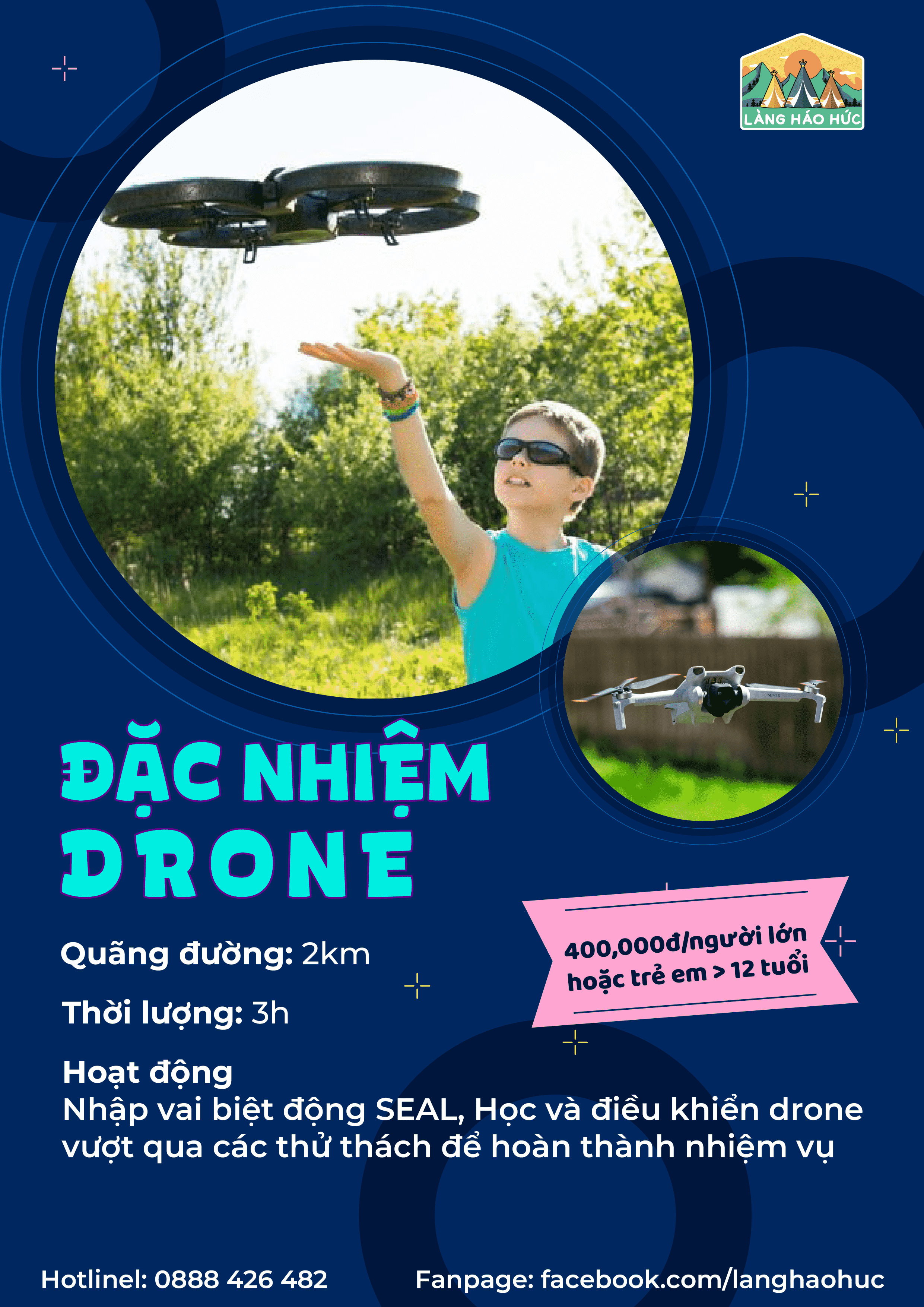 TOUR DAILY LÀNG HÁO HỨC - ĐẶC NHIỆM DRONE