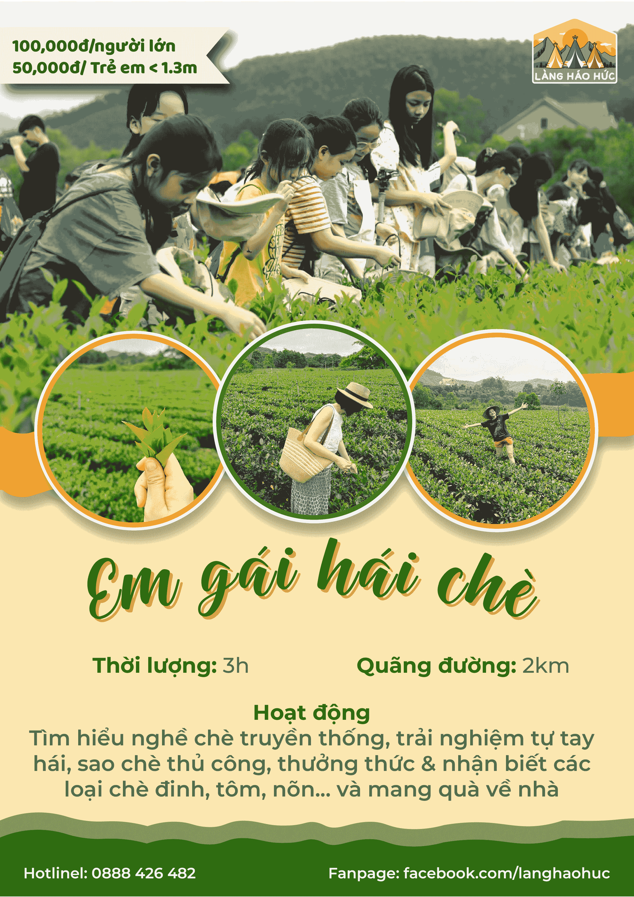 TOUR DAILY LÀNG HÁO HỨC - EM GÁI HÁI CHÈ