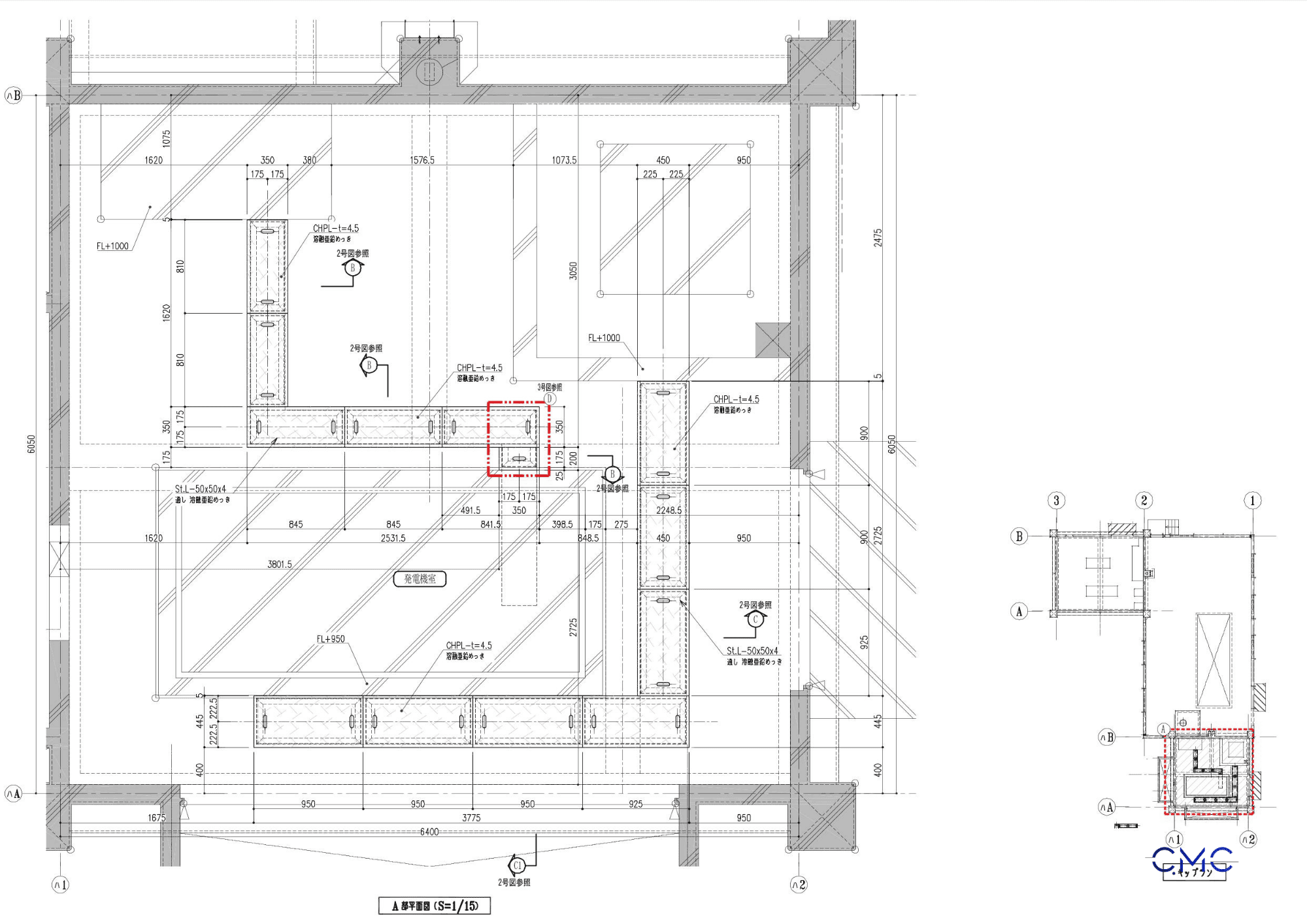 Generator Room Electrical Cable Pit Cover Shop Drawings