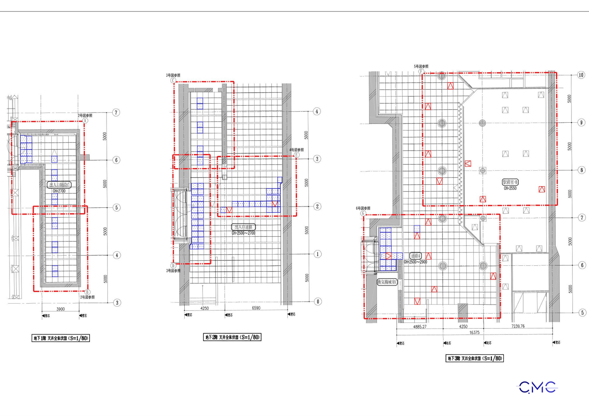 Ceiling and Ceiling Access Panel Shop Drawings – CMC Architects Vietnam